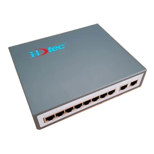 8-port PoE 1G 2-port Uplink 1G Switch HDTEC