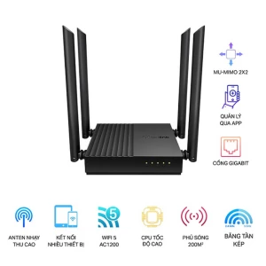 AC1200 Wireless MU-MIMO WiFi Router TP-LINK Archer C64