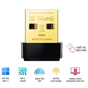 AC600 Nano Wifi USB Adapter TP-Link Archer T2U Nano