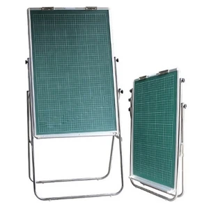 Bảng Flipchart viết phấn từ kẻ ô ly chân inox BAVICO kích thước 120x80cm