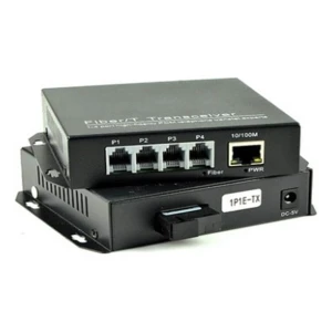 Bộ chuyển đổi quang sang RJ11/RJ12 HDTEC (4 port RJ11/RJ12 1 Port RJ45)