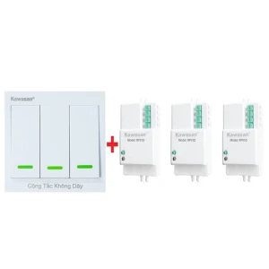 Bộ công tắc điều khiển từ xa KAWA 3RF01D-RCT3
