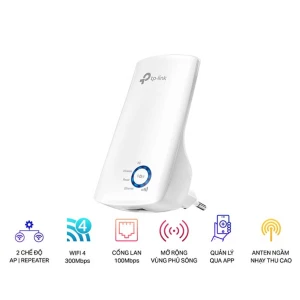Bộ mở rộng sóng Wifi tốc độ 300Mbps TP-LINK TL-WA850RE