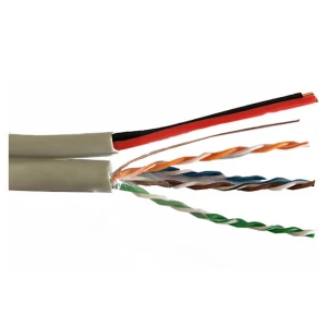 Cáp LAN liền nguồn CAT5e UTP 2VCm0.5 VCOM L524008