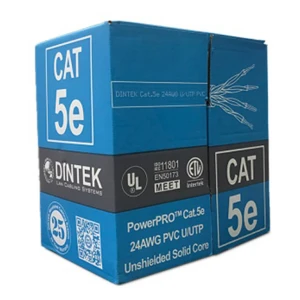 Cáp mạng Dintek CAT.5E UTP (1101-03029, 305m/thùng)