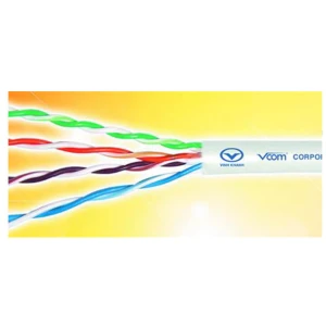 Cáp mạng VCOM Cat6 UTP vỏ PVC thùng 305m (L623002)