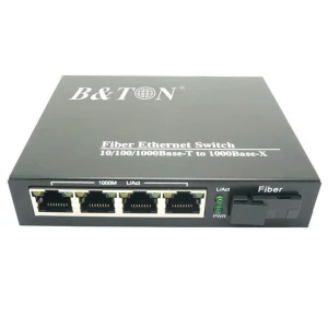 Chuyển đổi Quang-Điện Media Converter Unmanaged Fiber Switch BTON BT-914GS-20A