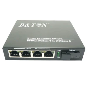 Chuyển đổi Quang-Điện Media Converter Unmanaged Fiber Switch BTON BT-914GS-20B