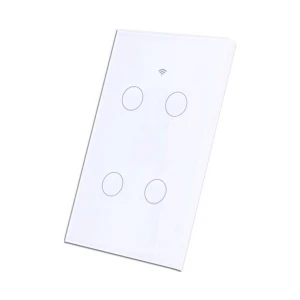 Công tắc cảm ứng 4 nút không viền Wifi SmartZ WS1.4W