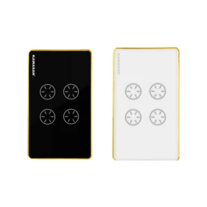 Công tắc cảm ứng 4 nút thông minh Wifi KAWA BLE-4N-T/D