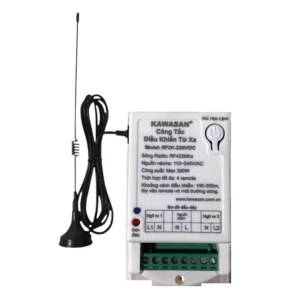 Công tắc điều khiển từ xa 2 kênh Anten dài KAWA RF2KB-220V