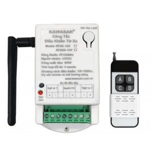 Công tắc điều khiển từ xa 2 kênh KAWA RF2K-12V-RM4B