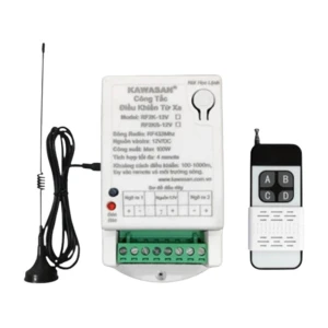 Công tắc điều khiển từ xa 2 kênh KAWA RF2KB-12V-RM4B