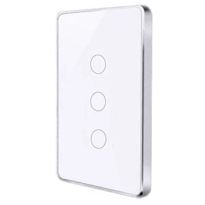 Công tắc thông minh cảm ứng 3 nút viền kim loại SmartZ WZ1