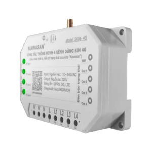 Công tắc thông minh dùng SIM 4G KAWA SK04-4G