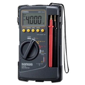 Đồng hồ đo điện vạn năng chỉ thị số (DMM) SANWA CD800a