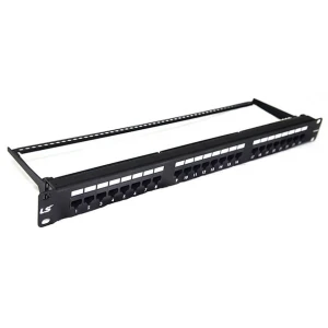 Empty Patch panel 24-port 1U LS CAT.5e (LS-PP-24P-E-LWM)