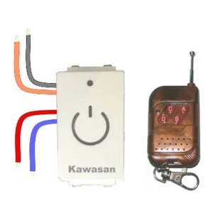 Hạt công tắc điều khiển từ xa âm tường KAWA RF02PNW-RM01B