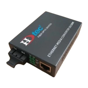 HDTEC Ethernet Converter 2 core quang 1 cổng RJ45 100M