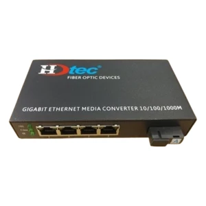 HDTEC Ethernet Converter 4 Port 100M
