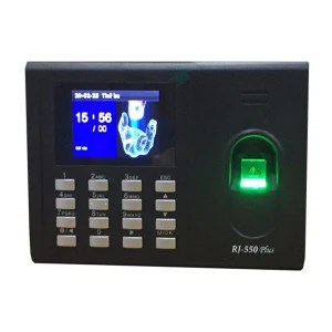 Máy chấm công vân tay, thẻ cảm ứng và pin lưu điện RONALD JACK RJ550PLUS