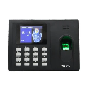 Máy chấm công vân tay, thẻ cảm ứng và pin lưu điện RONALD JACK T8PLUS