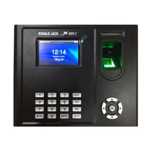 Máy chấm công vân tay, thẻ cảm ứng và pin lưu điện RONALD JACK X989-C