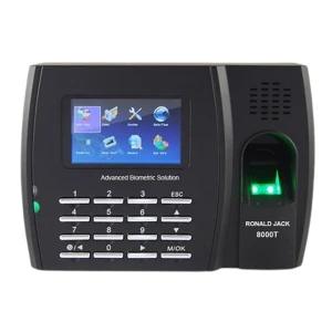 Máy chấm công vân tay và thẻ cảm ứng RONALD JACK 8000T