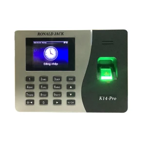 Máy chấm công vân tay và thẻ cảm ứng RONALD JACK K14 PRO