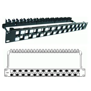 Patch Panel 1U 24P Cat.6A UTP Dintek (1406-00011)