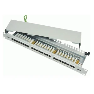 Patch panel 24 port CAT.5e Fully shielded Dintek (1402-03012)