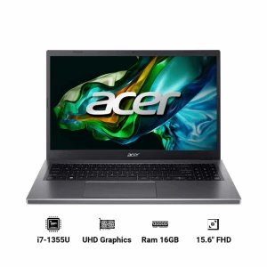 Laptop Acer Aspire 5 N23C3 A515-58P-71EJ (i7-1355U, 16GB, 1TB SSD, UMA, 15.6 inch FHD, Win11, Xám, NX.KHJSV.00A)