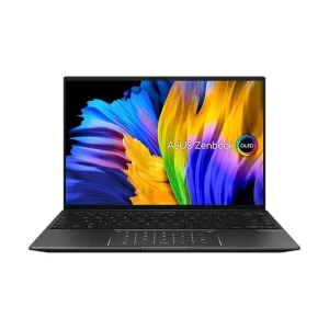Laptop Asus Zenbook UM5401QA-KN209W (R5-5600H, 8GB RAM, 512GB SSD, AMD Radeon, 14 Inch OLED 2.8K Touch, Win 11, Đen)