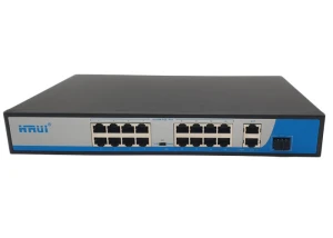 SWITCH PoE 16 PORT (10/100M) HR901-AF-1621GS (300W)
