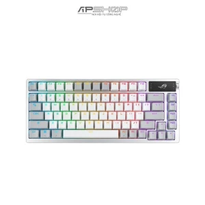 Bàn phím cơ Custom không dây Asus ROG Azoth RGB | White | Chính hãng