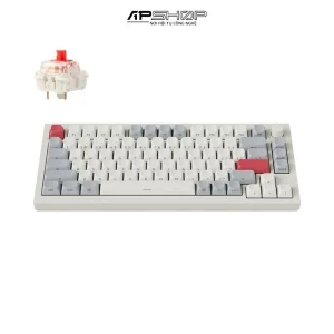 Bàn phím Keychron Q1M P1S Shell White RGB Knob Hotswap