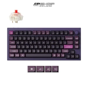 Bàn phím Keychron Q1M V Purple RGB Knob Hotswap