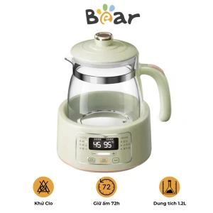 Bình đun và hâm nước pha sữa Bear TNQ-D12W7