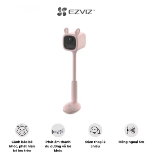 Camera EZVIZ BM1 Chuyên Dụng Giám Sát Bé - Màu Hồng