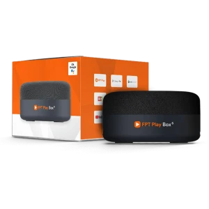 FPT Play Box S - Android TV Box kiêm Loa Thông Minh hỗ trợ giọng nói tiếng việt