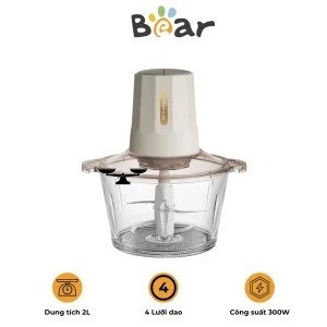 Máy xay thực phẩm đa năng Bear QSJ-E03B2 dung tích 2L