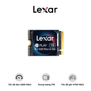 Ổ cứng di động SSD Lexar 1TB PLAY M.2 2230 PCIe Gen4 x4 NVMe