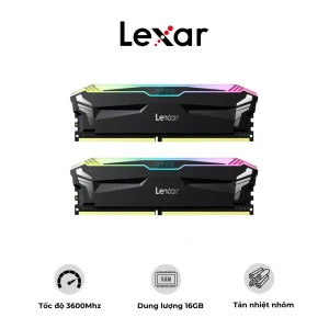 RAM Lexar Ares RGB DDR4 16GB ( 2x8GB) Bus 3600 - ĐEN