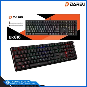 Bàn Phím Cơ Gaming DAREU EK810 - Black (MULTI-LED, Blue/ Brown/ Red D switch)