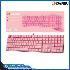 Bàn Phím Cơ Gaming DAREU EK810 QUEEN - Pink (MULTI-LED, Blue/ Brown/ Red D switch)