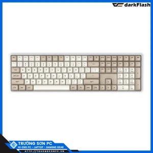 Bàn Phím Cơ Gaming DARKFLASH GD108 Milky & Brown Yellow Axis Switch (USB Wireless 2.4G Bluetooth)