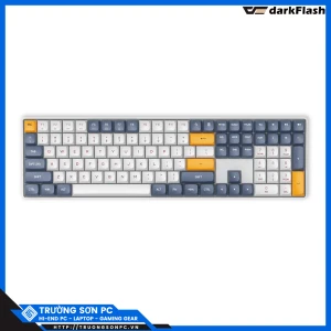 Bàn Phím Cơ Gaming DARKFLASH GD108 Starry Blue Yellow Axis Switch (USB Wireless 2.4G Bluetooth)