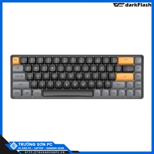 Bàn Phím Cơ Gaming DARKFLASH GD68 Brown Sugar Yellow Axis Switch (USB Wireless 2.4G Bluetooth)