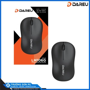Chuột Không Dây DAREU LM106G | Black