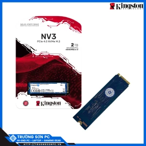 Ổ Cứng SSD KINGSTON SNV3S 2TB NVMe M.2 2280 PCIe Gen 4x4 (Đọc 6000MB/s - Ghi 5000MB/s) - (SNV3S/2000G)
